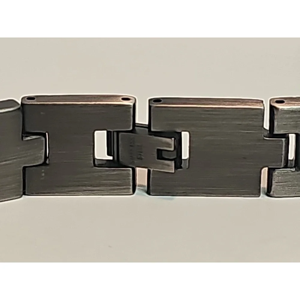 Stainless Steel Brushed Bracelet Mens Wrist Bracelets 8.5 Inches
